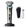Philips Norelco - i9000 Prestige Rechargeable Wet & Dry Shaver with Charge Stand, Precision Trimmer and Premium Case - Chrome