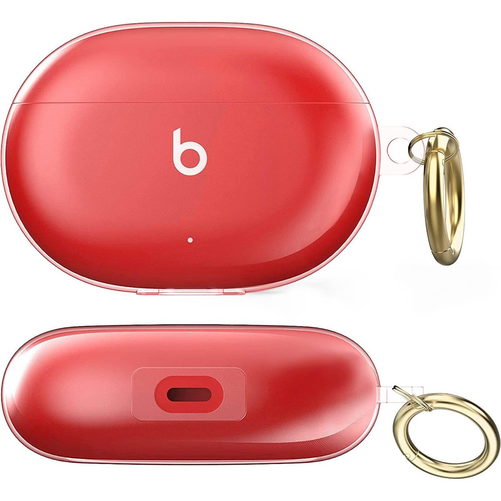 Alt View 12. SaharaCase - Hybrid Flex Case for Beats by Dr. Dre - Beats Studio Buds and Buds+ - Transparent Pink.