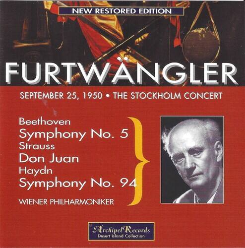 Beethoven / Furtwangler - Sym 5 + Strauss  - COMPACT DISCS