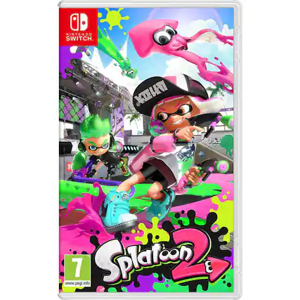 Nintendo Switch. 1 XieLen J YII k5 2 un www.pegi.info 7 Splatoon 2 8 - E10+ (Everyone 10+)