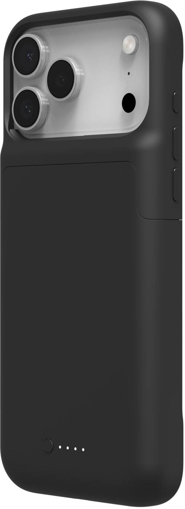 Angle. mophie - mophie Juice Pack Apple iPhone 17 Pro Max - Black.