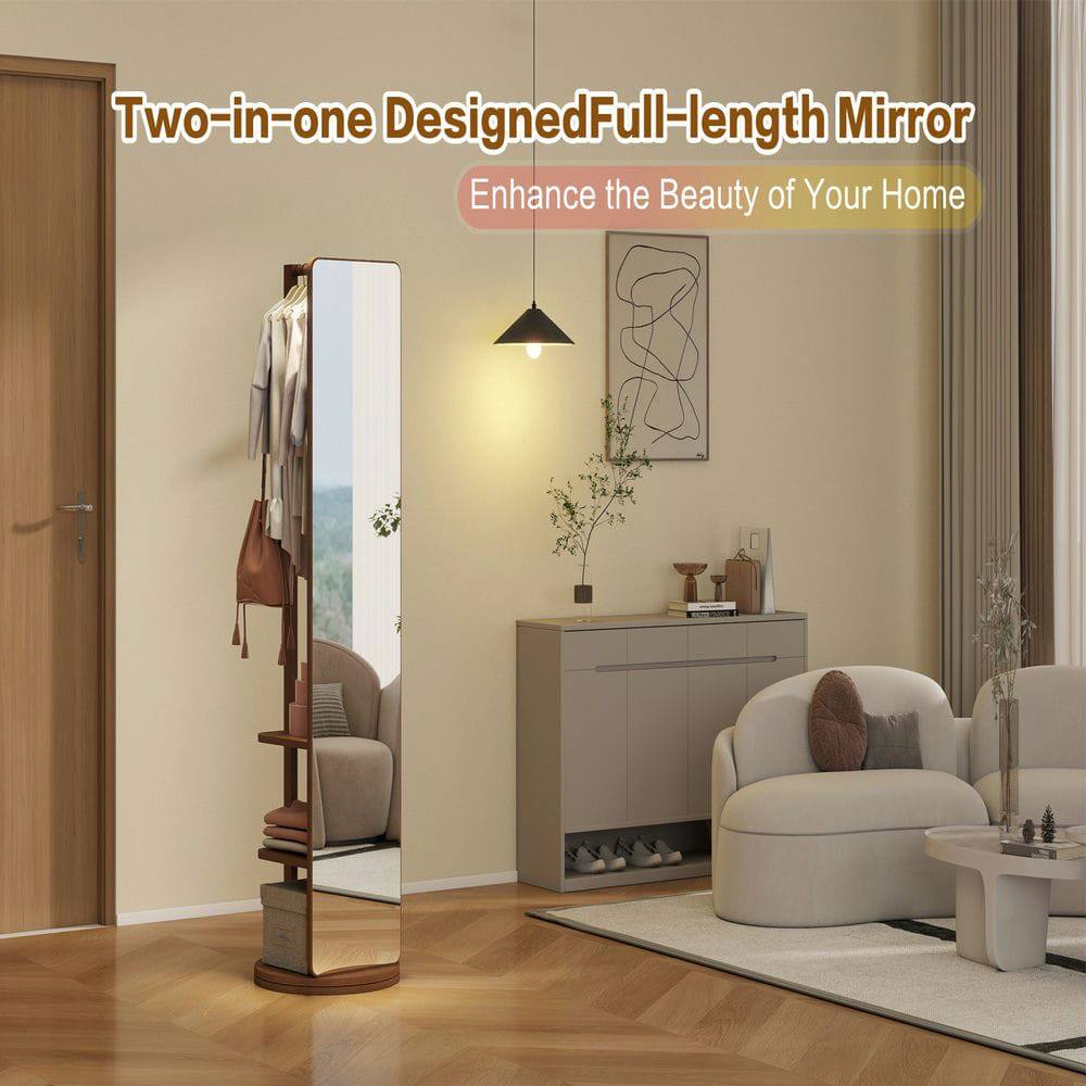 Two-in-one Designed Full-length Mirror  
Enhance the Beauty of Your Home
