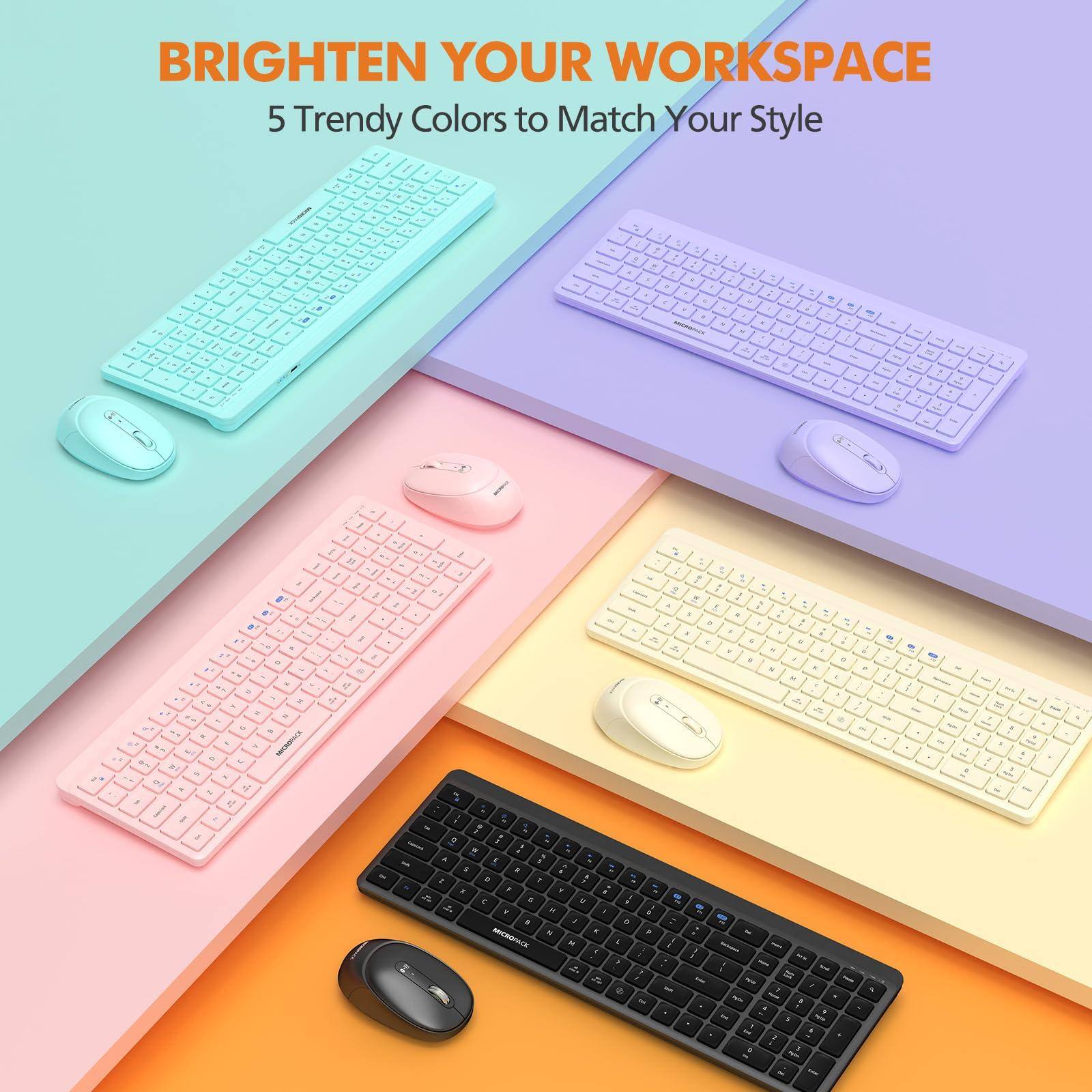 BRIGHTEN YOUR WORKSPACE  
5 Trendy Colors to Match Your Style