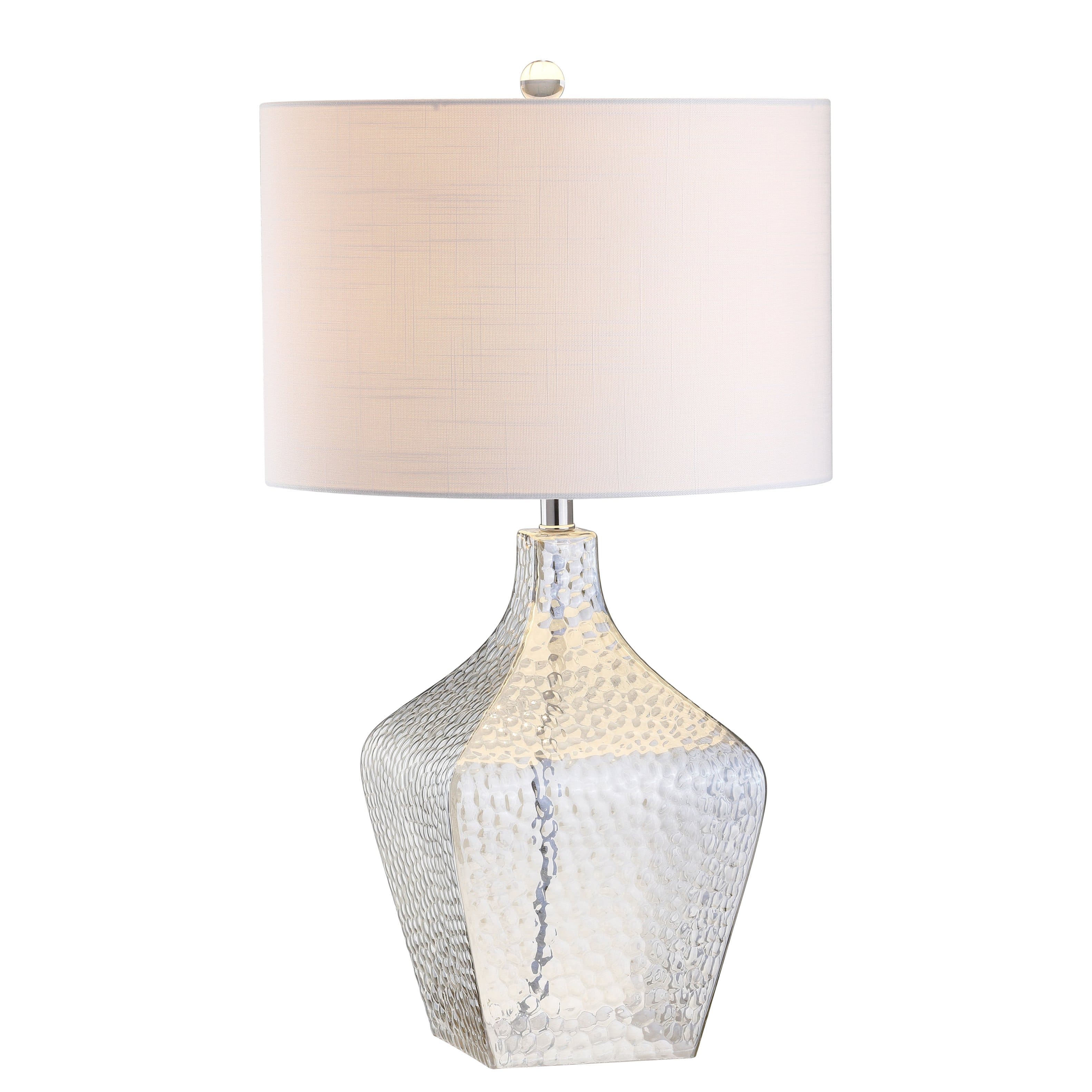 Jonathan Y - Jane 26" Glass LED Table Lamp - Clear
