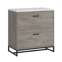 Sauder - Tremont Row 2-Drawer Lateral File Cabinet - Mystic Oak - Front_Zoom