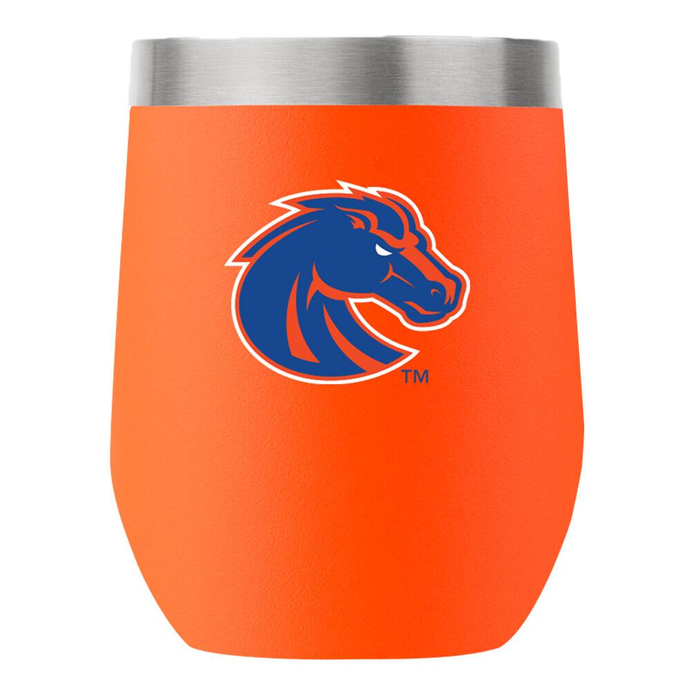 Front. Gametime Sidekicks - Boise State Broncos 12oz. Stemless Tumbler - Multicolor.