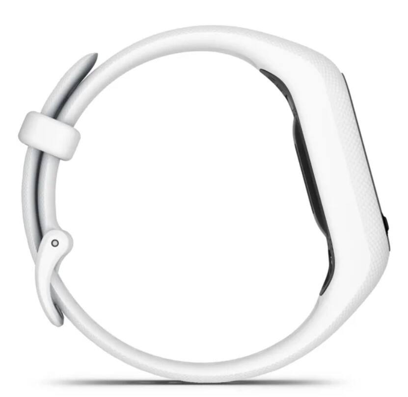 Alt View 5. Garmin - Garmin vívosmart 5, Fitness Tracker, White, Microfiber Cleaning Cloth - White.