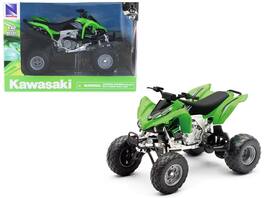 Kawasaki KFX 450R ATV 1/12 Motorcycle Model by New Ray - Green