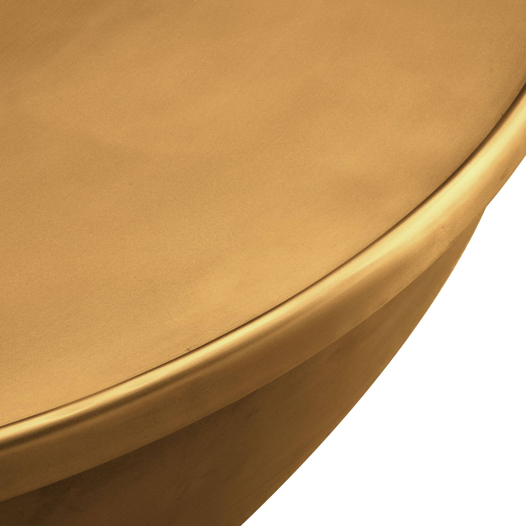 Alt View 6. Modway - Viora 32 Inch Metal Storage Coffee Table by Modway - Burnished Brass.