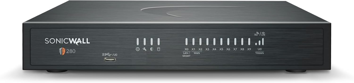 SONICWALL 280

X0 X1 X2 X3 X4 X5 X6 X7 X8 X9 U0

LAN/WAN MOMT