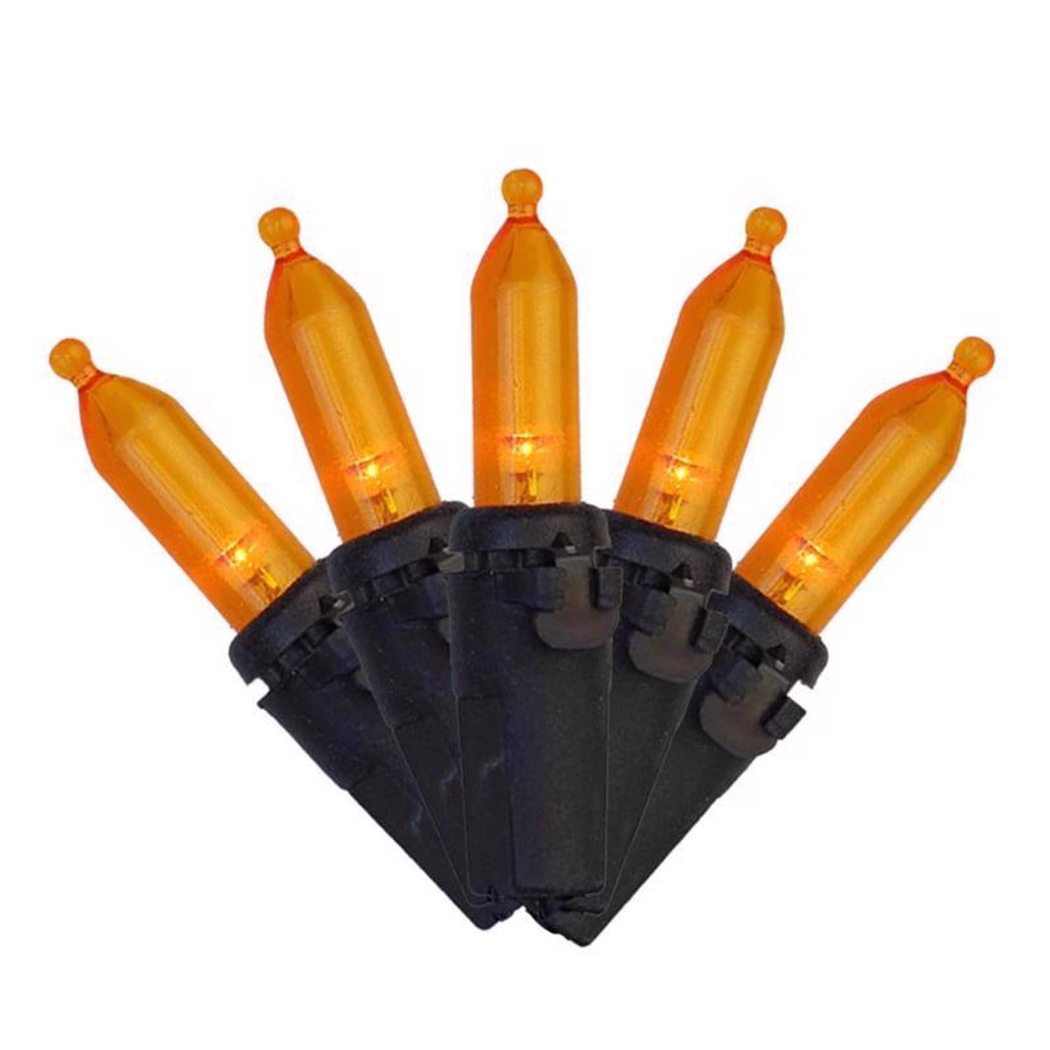 Celebrations Orange 100 ct LED String Lights - Best Buy