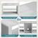 Tempered Glass Shelf: Be High Gloss Texture Sturdy Structure Space for PS5