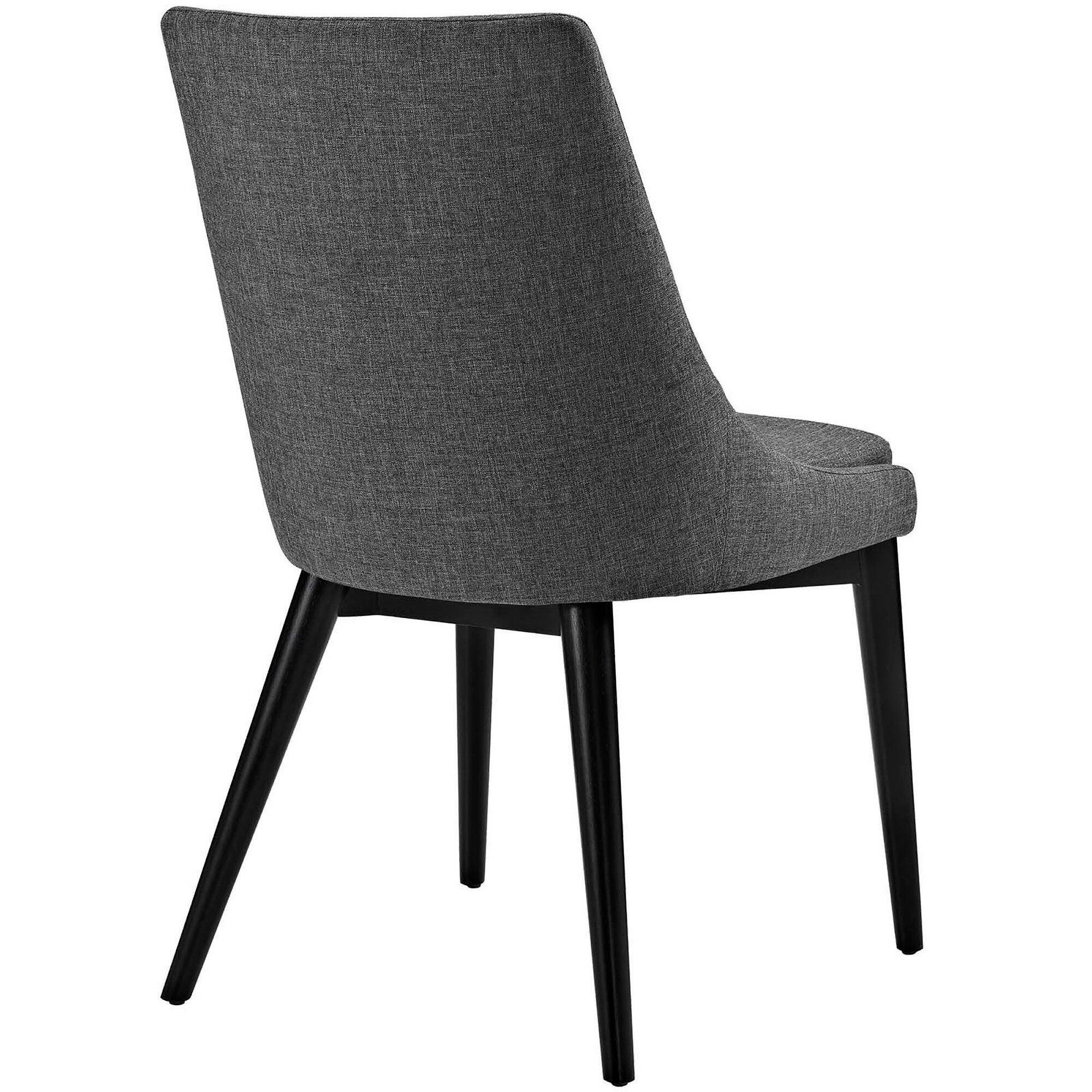 Left. Modway - Viscount Fabric Dining Chair by Modway - Gray.