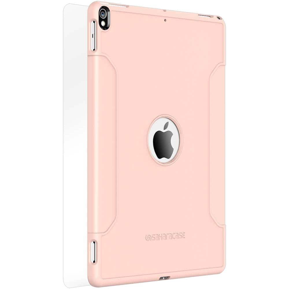 Front. SaharaCase - Classic Case with Glass Screen Protector for Apple® iPad® Pro 10.5" and iPad® Air 10.5" (2019) - Rose Gold.