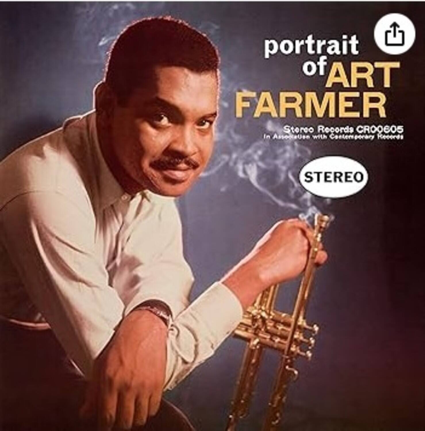 portrait of ART FARMER  
Stereo Records CRO0605  
In Association with Contemporary Records  
STEREO