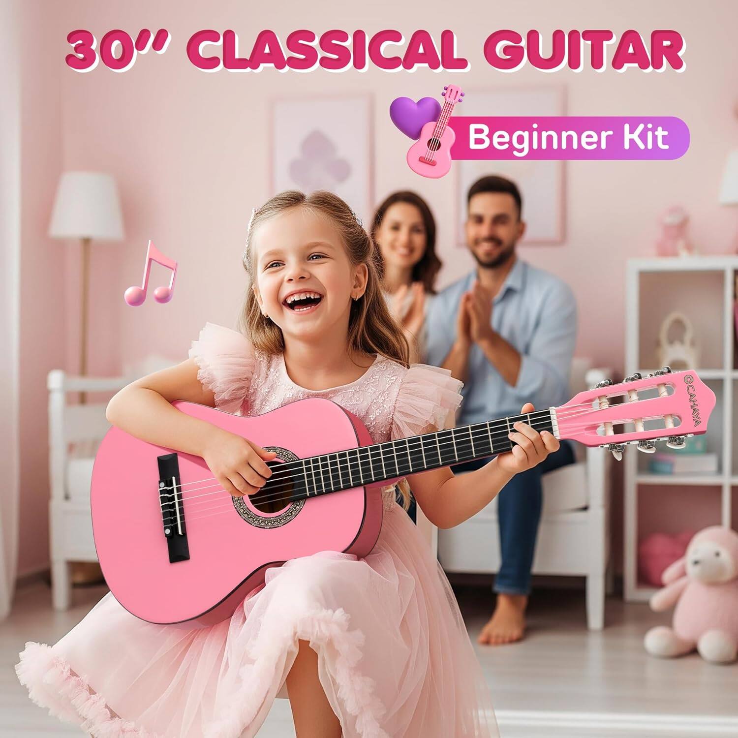 30" CLASSICAL GUITAR Beginner Kit