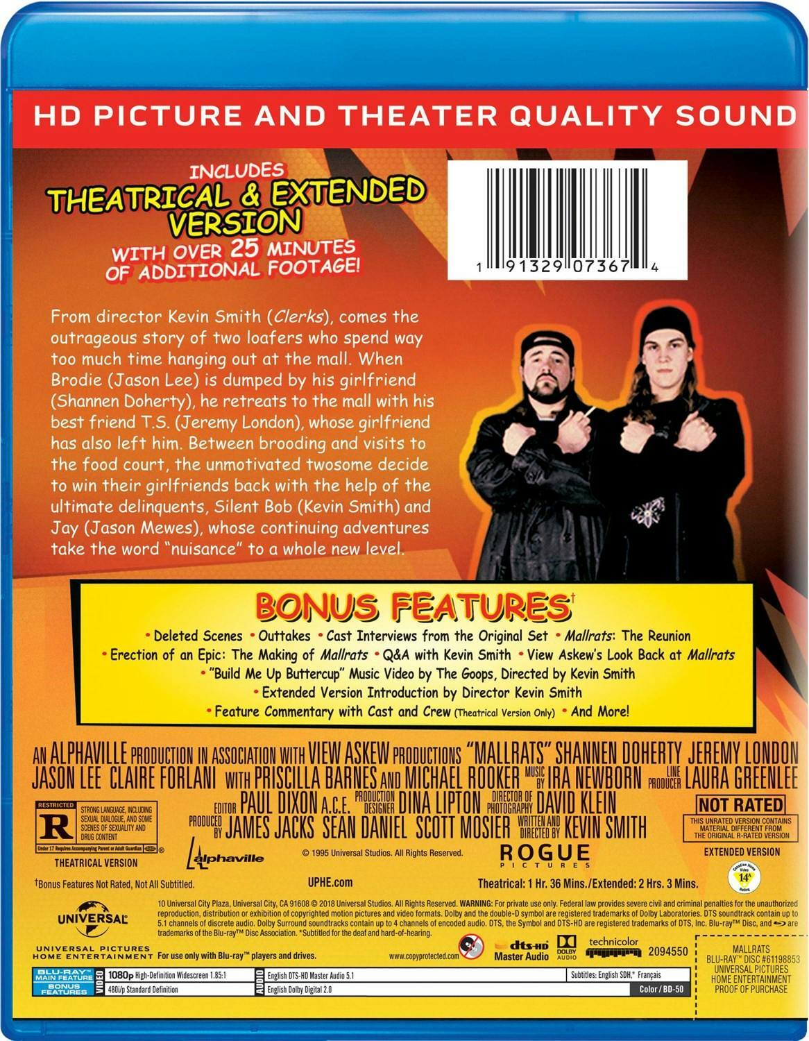 Back. Mallrats [Blu-ray].