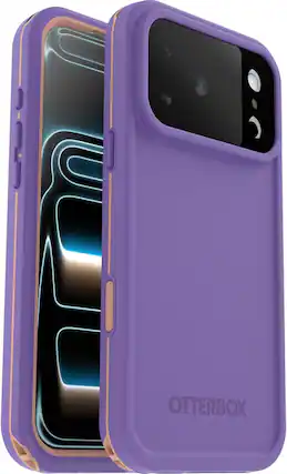 Front. OtterBox - OtterBox iPhone 17 Pro Max, Fre Series Case with MagSafe - Sleek & Stylish - Waterproof iPhone Case up to 2 Meters, IP68 - Rule of Plum (Purple).