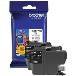 Brother - LC30172PK High Yield Ink Cartridge, 2/Pack - Black