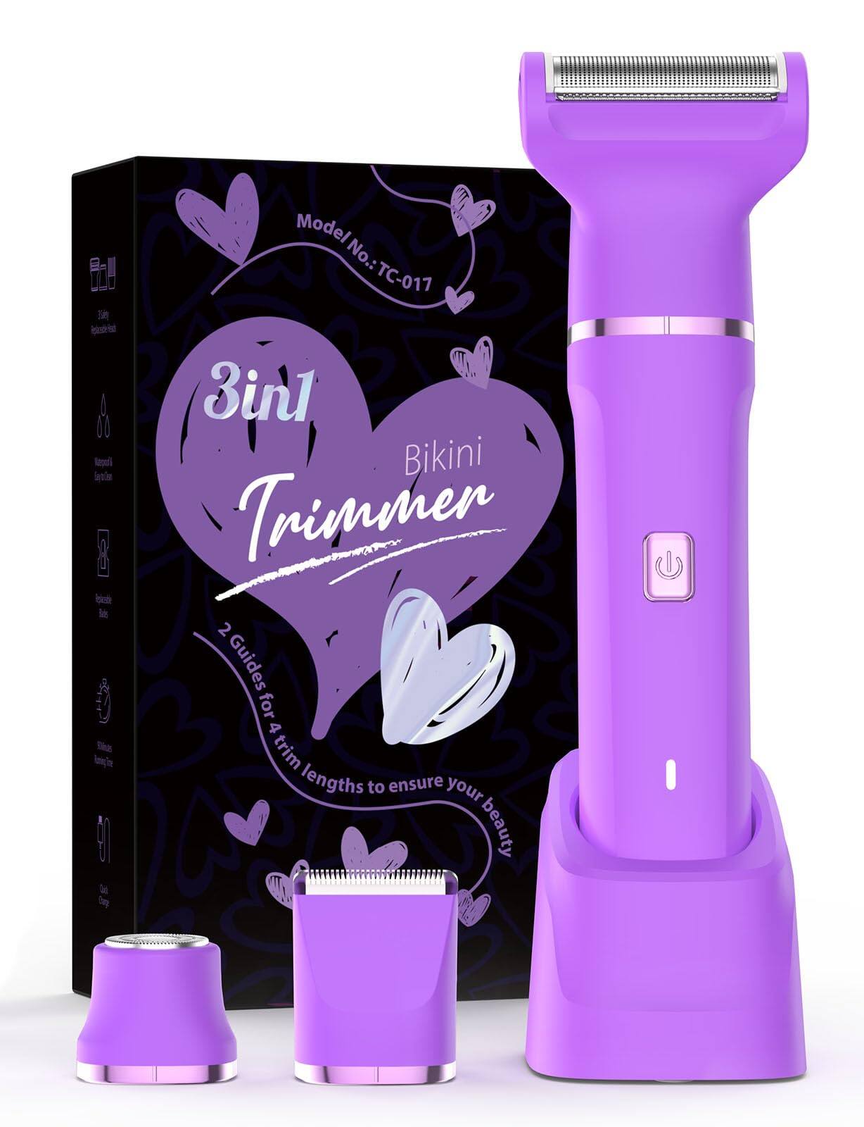 Model No.: TC-017  
3in1 Bikini Trimmer  
2 Guides for 4 trim lengths to ensure your beauty