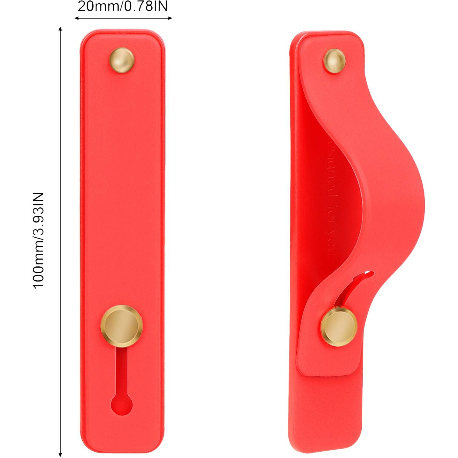 Alt View 11. SaharaCase - FingerGrip Cell Phone Holder Strap for Most Cell Phones - Red.