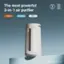 The most powerful 3-in-1 air purifier, certified B Corporation, with HEAT, COOL, and PURIFY functions. Tested on CADR AHAM AC-1, it outperforms Dyson and Shark 3-in-1 air purifiers at maximum speeds. It also features a Boosted purification mode, similar to the Blueair ComfortPure 3in-1.