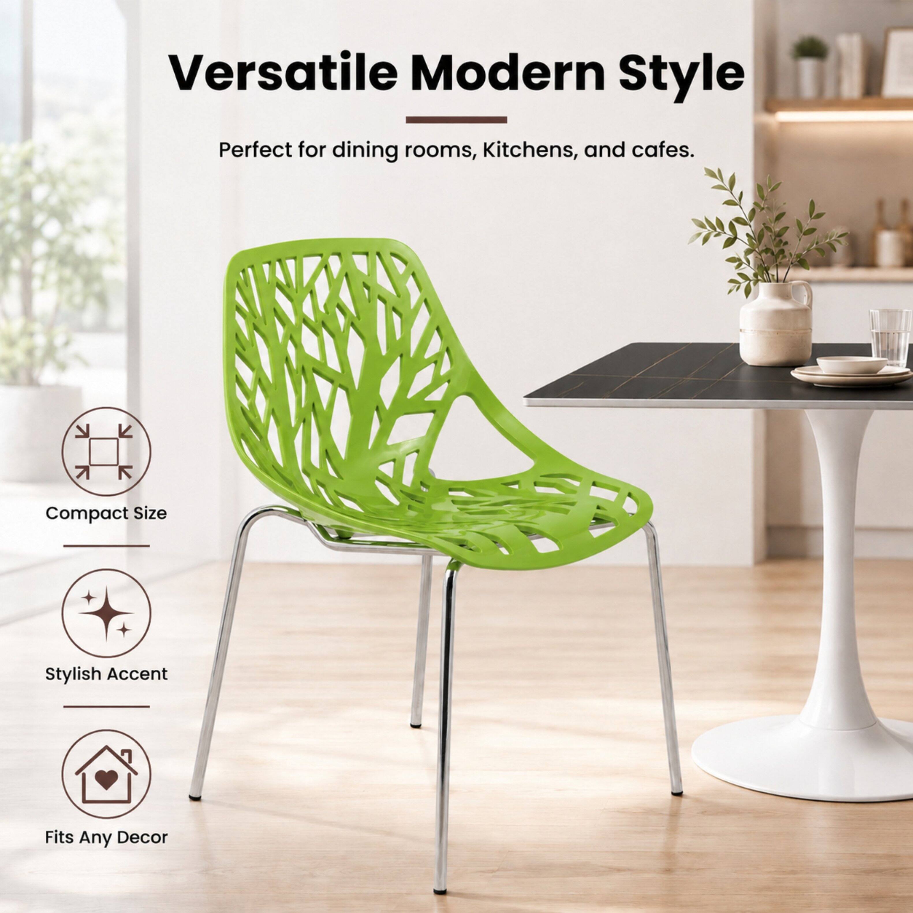 Versatile Modern Style  
Perfect for dining rooms, kitchens, and cafes.  

Compact Size  
Stylish Accent  
Fits Any Decor