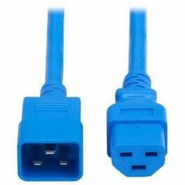 Eaton Tripp Lite Series Power Cord, C20 to C21 - Heavy-Duty, 20A, 250V, 12 AWG, 5 ft. (1.5 m), For Network - Blue
