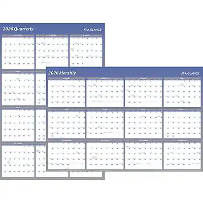 2026 Quarterly
ATAGLANCE
2026 Monthly
ATAGLANCE