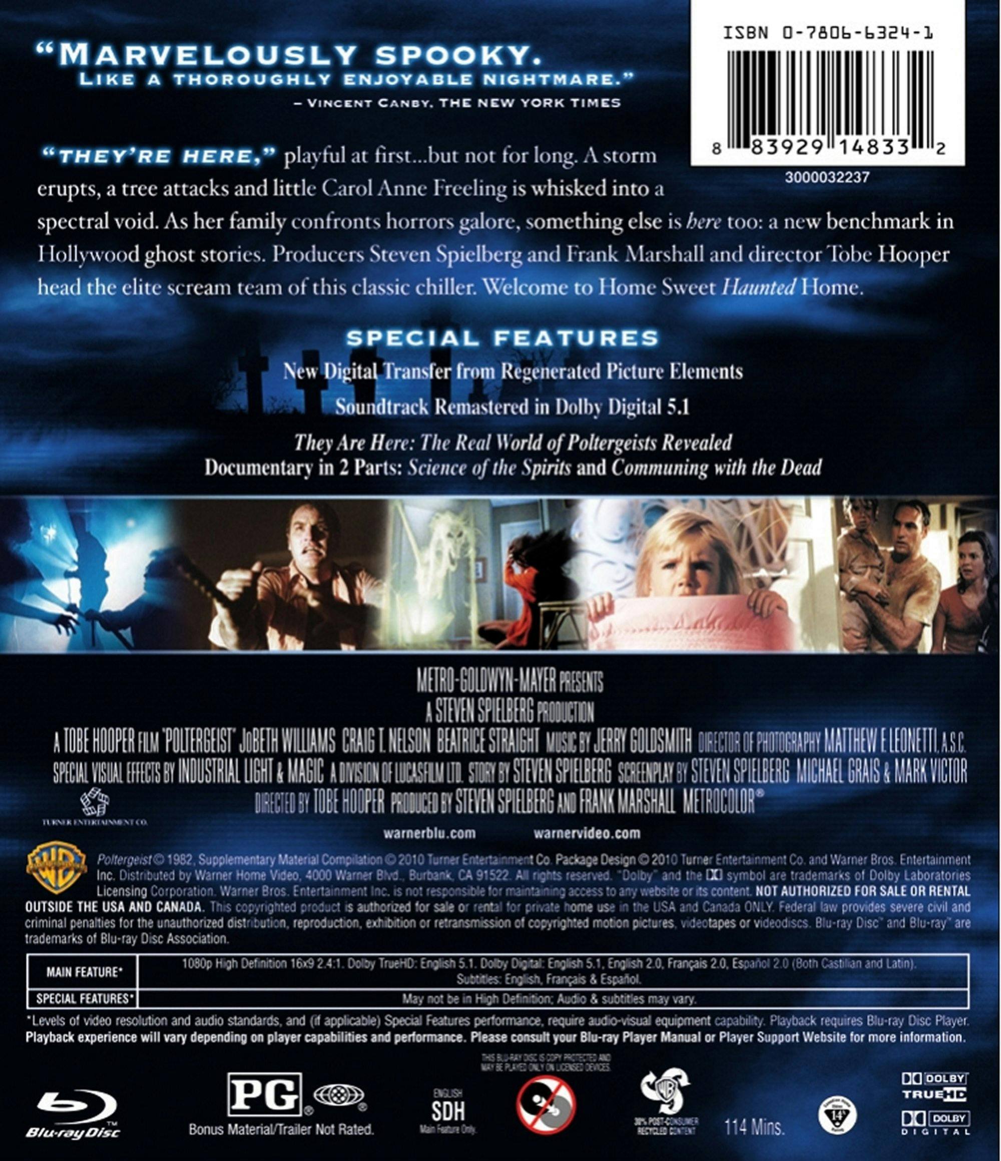 Back. Poltergeist [Blu-ray].