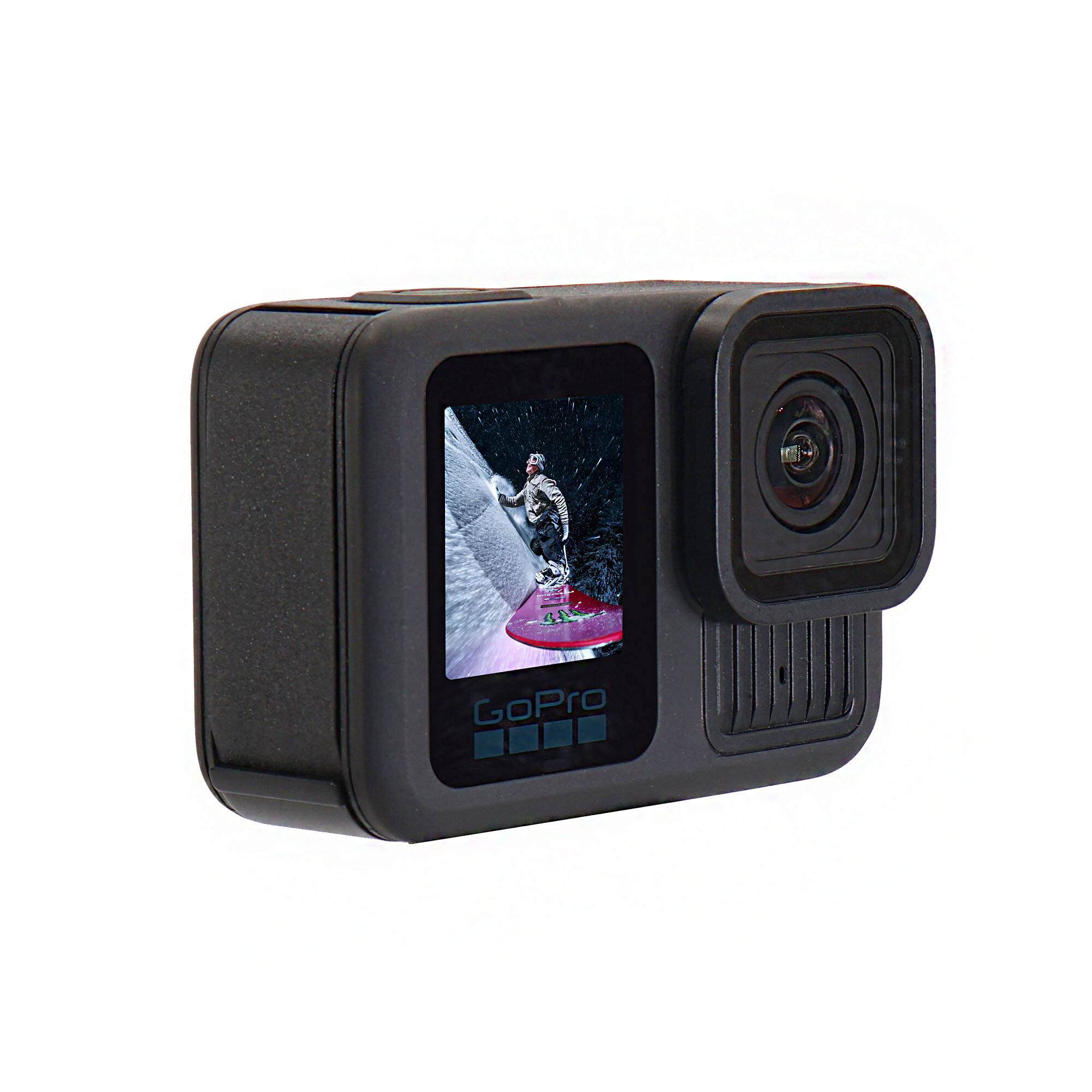 Left. Zoom - GoPro HERO13 Action Camera Kit with Extra Battery, 128GB microSD Card, Case & Zoom Instamic Pro Plus C - Black.