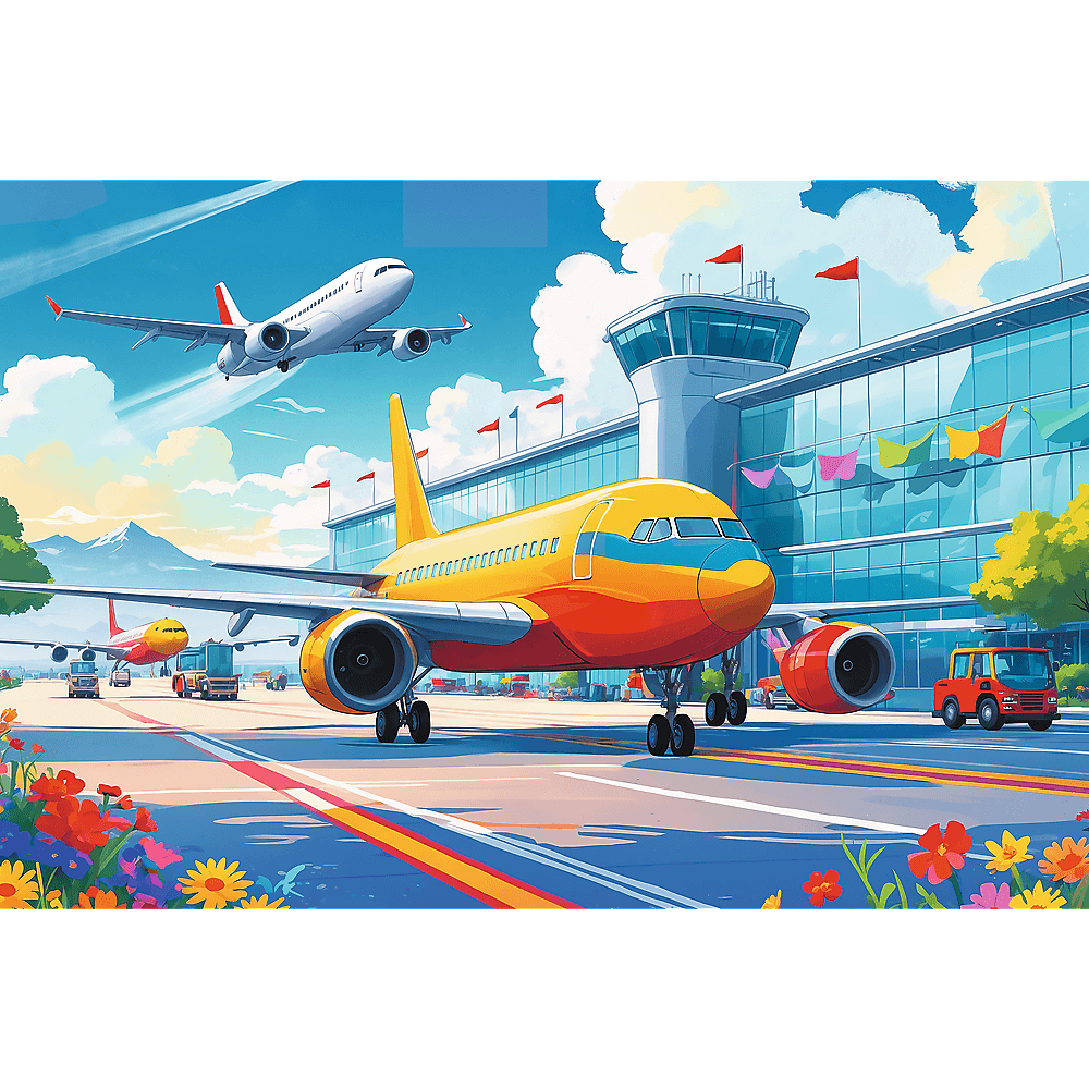 Alt View 1. Trefl - Trefl Kids King of the Skies 100 Piece Puzzle.