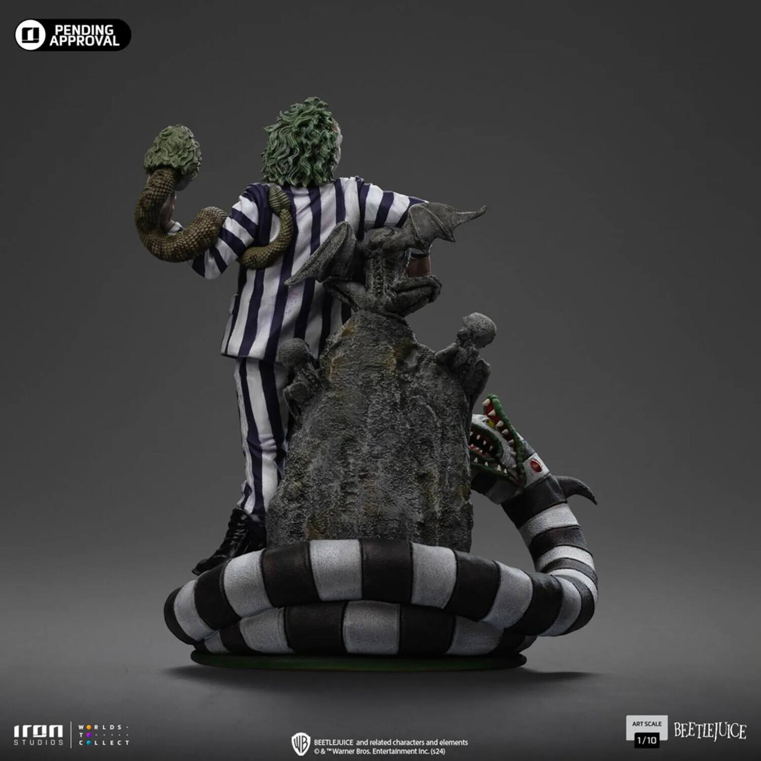 PENDING APPROVAL

IRON STUDIOS COLLECT

BEETLEJUICE

ART SCALE 1/10

BEETLEJUICE

© & ™ "Warner Bros. Entertainment Inc. (s24)