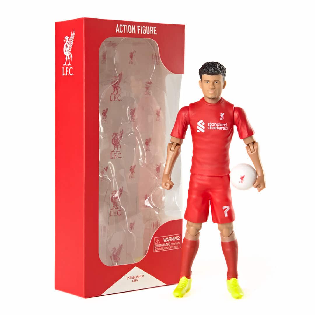 "Banbo Toys - SOCKERS Liverpool F.C. Luis Diaz 8"" Collectible Soccer Action Figure" price history on PriceWatchPro