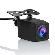 Front. Junsun - 140° Waterproof Car Rear View Backup Reverse Camera CMOS 8 LED HD Night Vision 6 Meters cable For Universal Vehicles - Black.