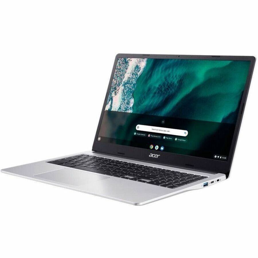 Left. Acer - Chromebook 315 15.6" Intel Celeron N4500 1.1GHz 4GB RAM 64GB SSD - Silver.