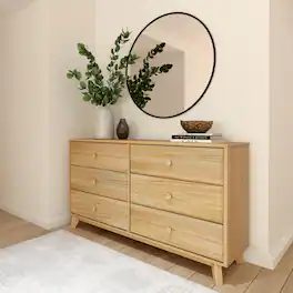 Plank+Beam - Classic 6-Drawer Dresser - Natural