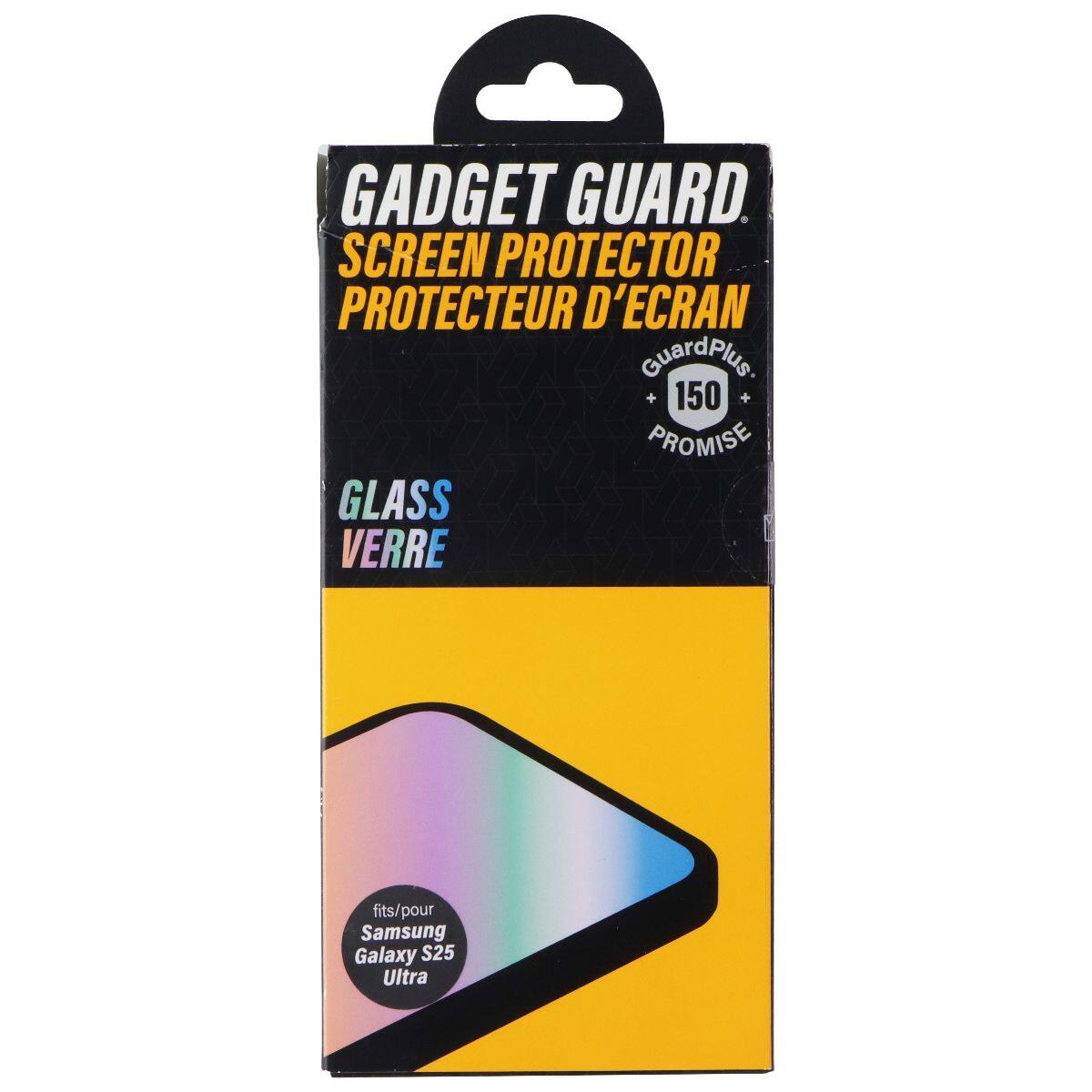 GADGET GUARD. SCREEN PROTECTOR PROTECTEUR D'ECRAN GuardPlus + 150 + PROMISE GLASS VERRE fits/pour Samsung Galaxy S25 Ultra