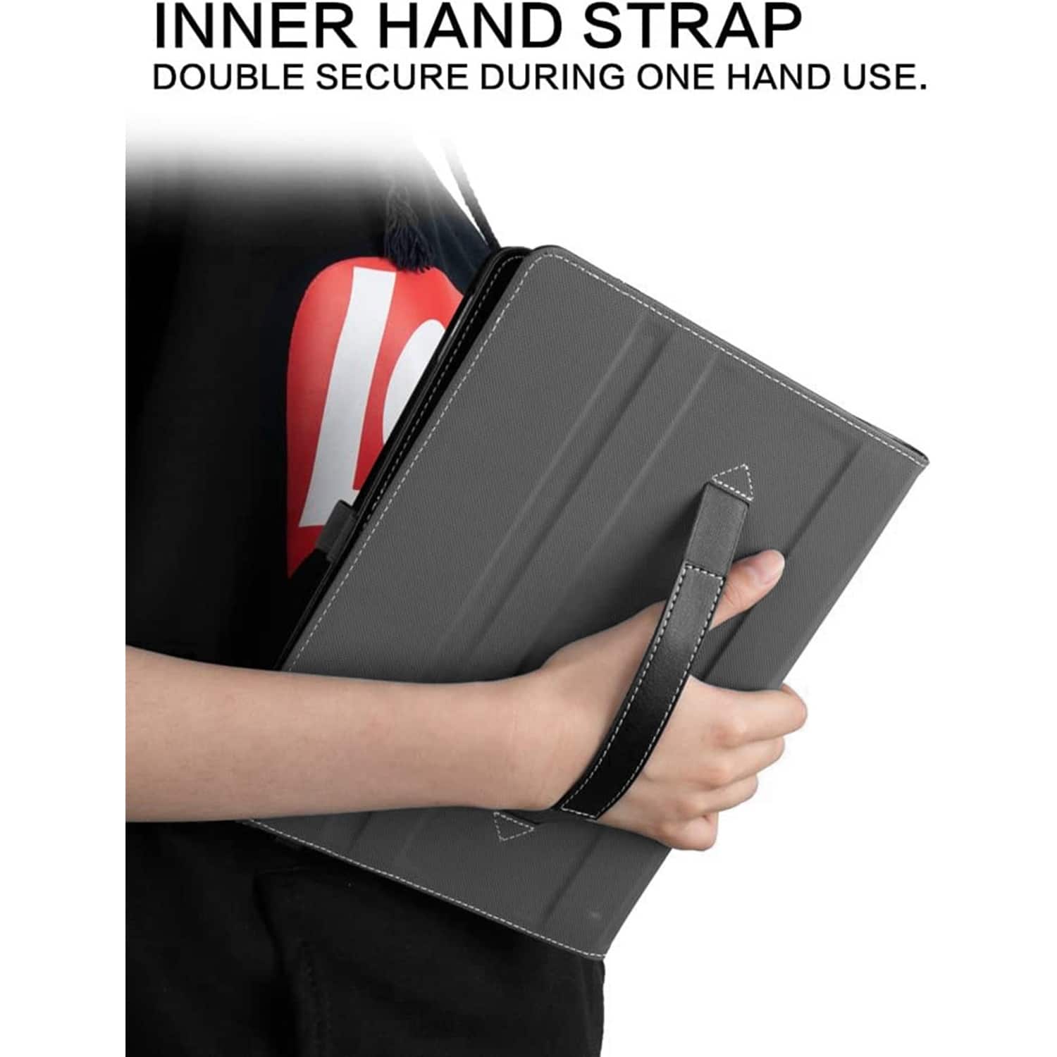 INNER HAND STRAP DOUBLE SECURE DURING ONE HAND USE.