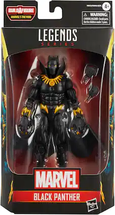 Marvel - Legends Series Black Panther with Gold, Comics Collectible 6-Inch Action