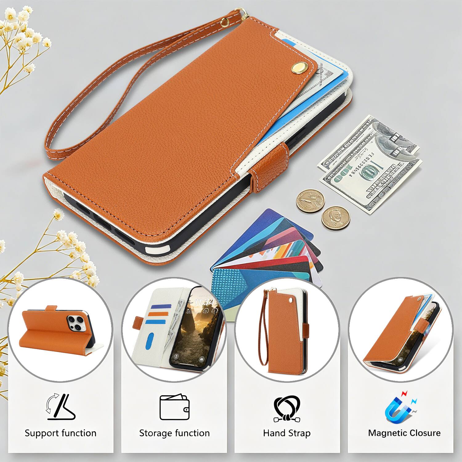 ME 2 U   OD I SCR S  DMES S -  GNES N 11.334  
Support function  
Storage function  
Hand Strap  
Magnetic Closure