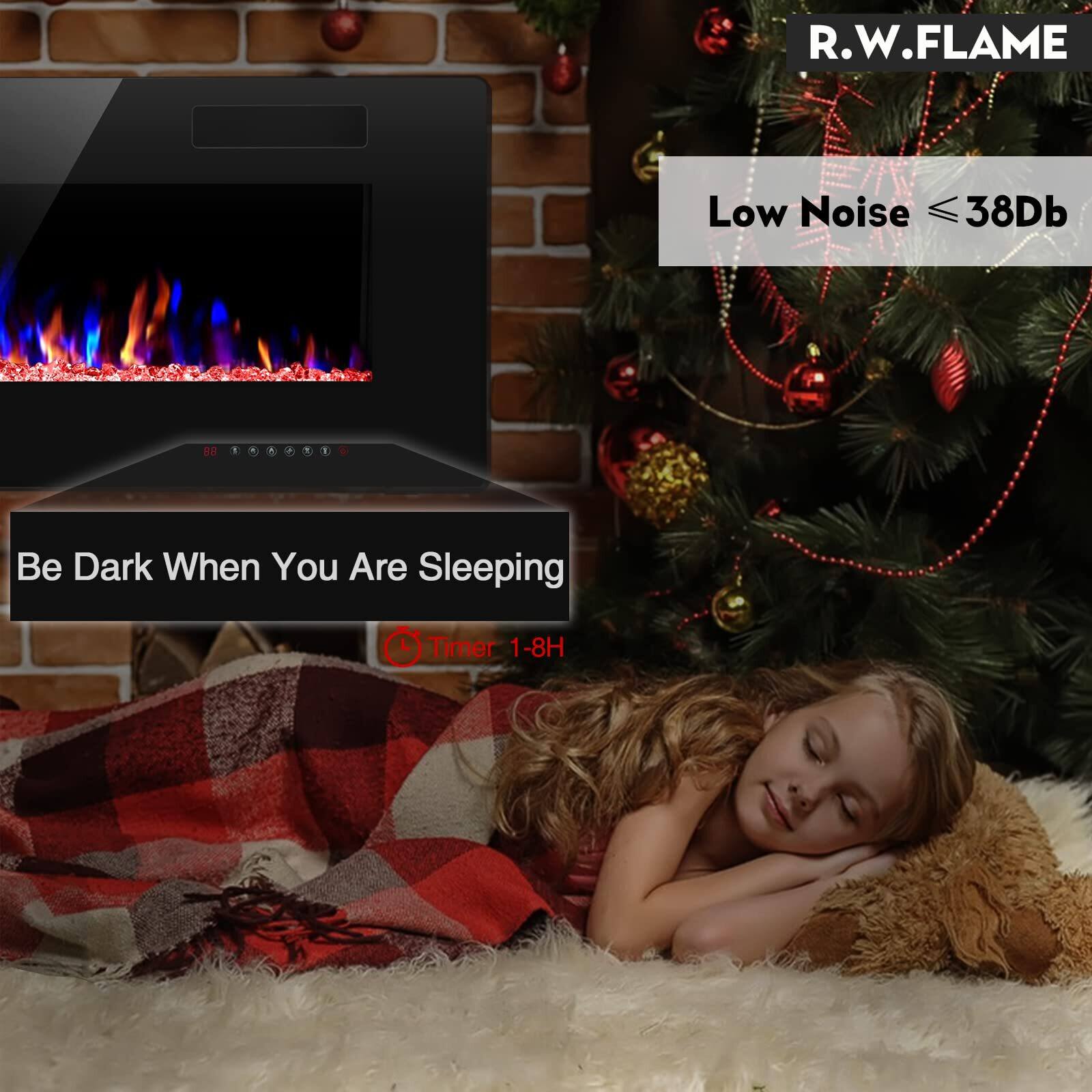 R.W.FLAME  
Low Noise ≤ 38Db  
Be Dark When You Are Sleeping  
Timer 1-8H