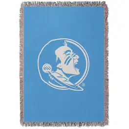 Chad & Jake - Florida State Seminoles Woven Blanket - Blue