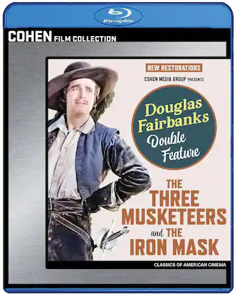 Front. Douglas Fairbanks Double Feature: The Three Musketeers / The Iron Mask - BLU-RAY.