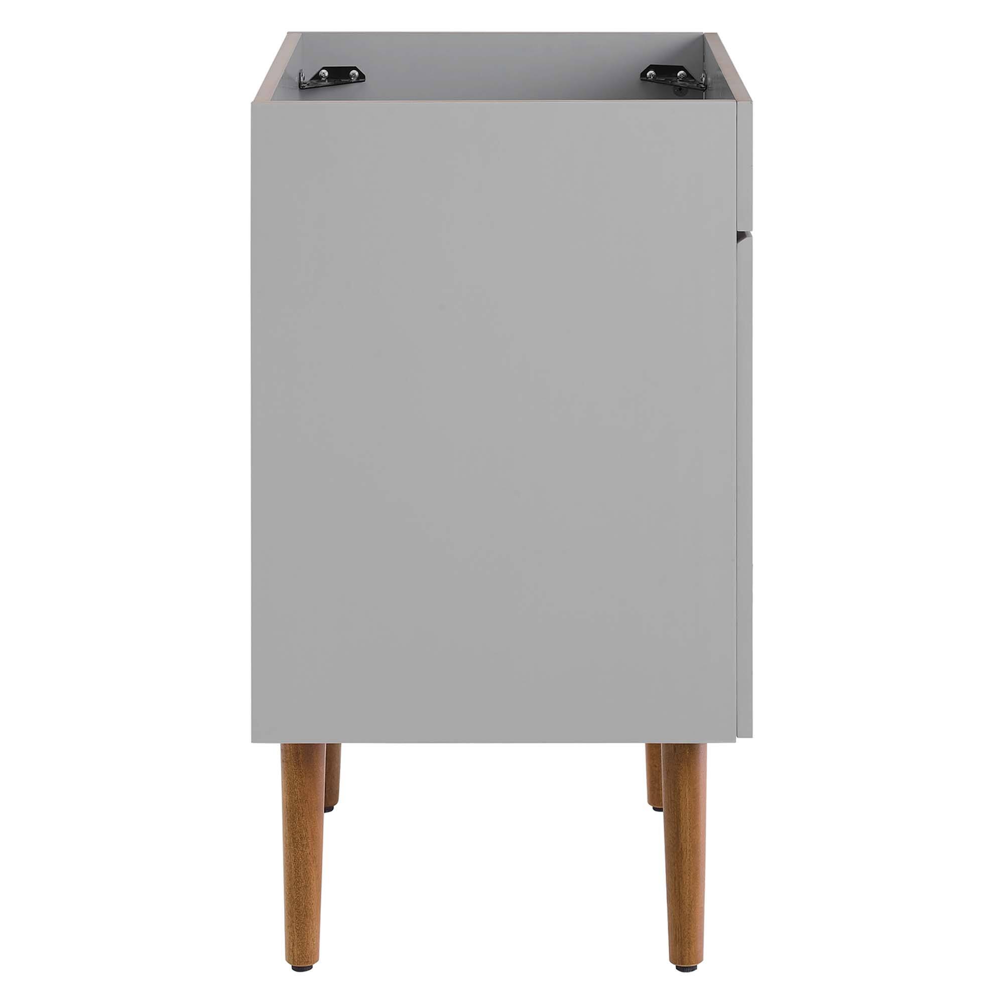 Left. Modway - Harvest Bathroom Cabinet Basin Not Included by Modway - Gray Walnut.