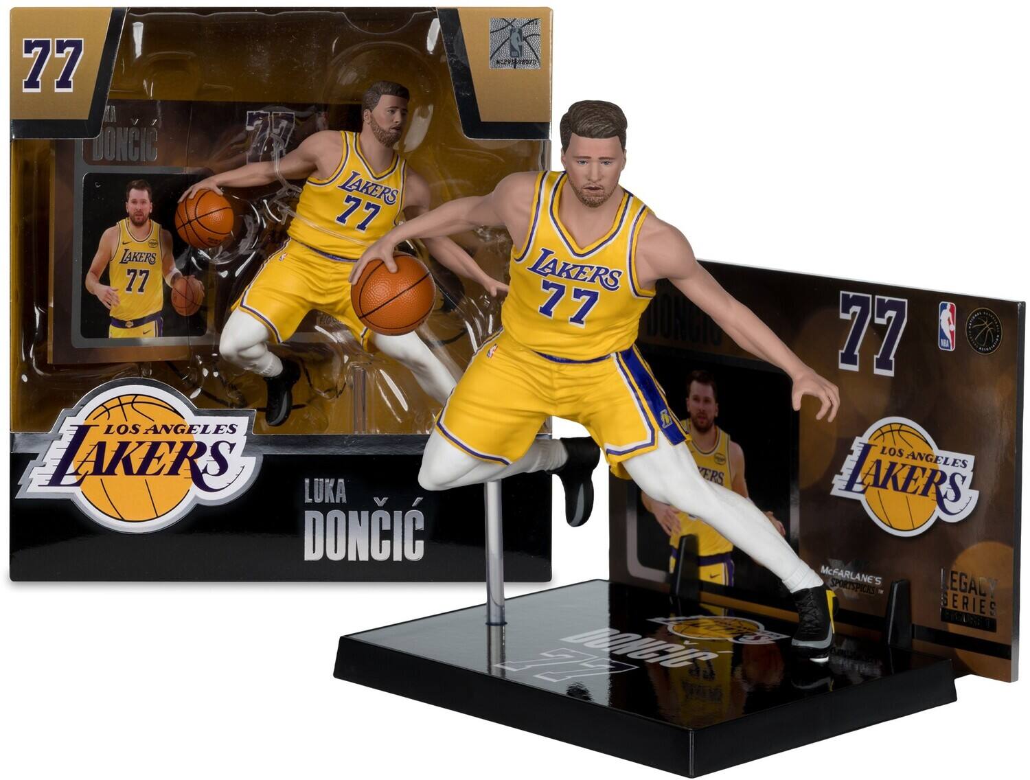 McFarlane's SportsPicks - NBA 7" Posed Figure - Luka Doncic (LA Lakers) - COLLECTIBLES