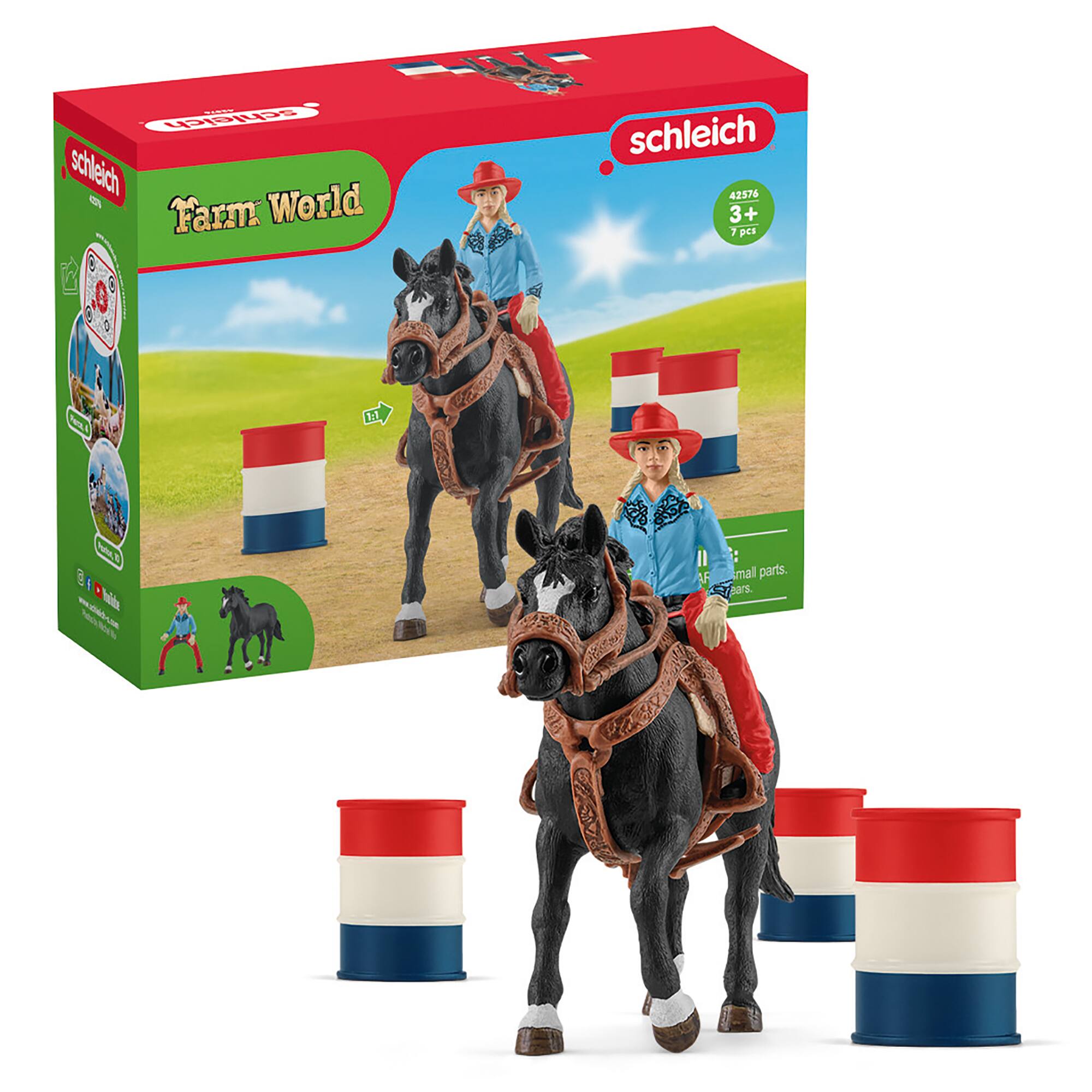Schleich Farm World 3+ 3 pc. 1 box. 3 parts.
