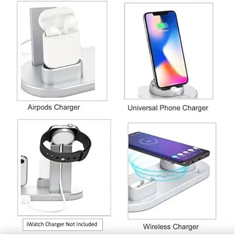 Airpods Charger  
Universal Phone Charger  
iWatch Charger Not Included  
Wireless Charger