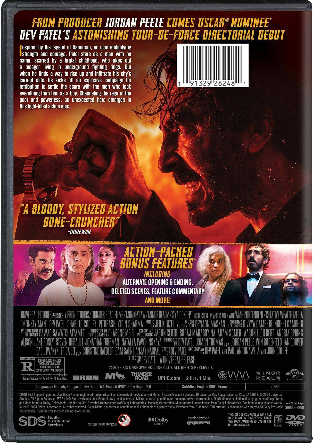 Back. Monkey Man - Collector's Edition [DVD].