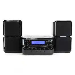 Emerson - Bluetooth® CD Microsystem - Black
